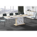 Maxima House Dining Table Moka with 2 Extensions - Bed & Sofa Hub