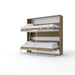 Maxima House OTIS Murphy Bunk Bed European TWIN size with mattresses OTIS-W - Bed & Sofa Hub