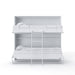 Maxima House OTIS Murphy Bunk Bed European TWIN size with mattresses OTIS-W - Bed & Sofa Hub