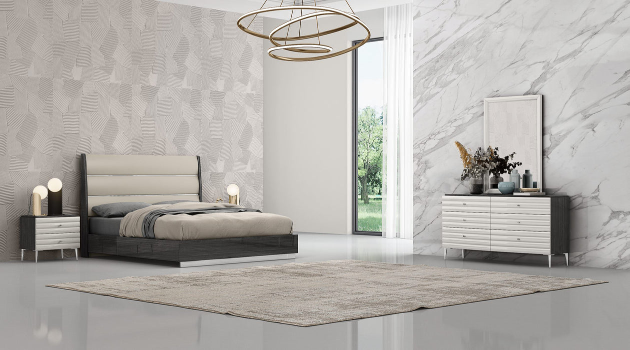 Whiteline Modern Living Pino Bed Queen BQ1752 - Bed & Sofa Hub