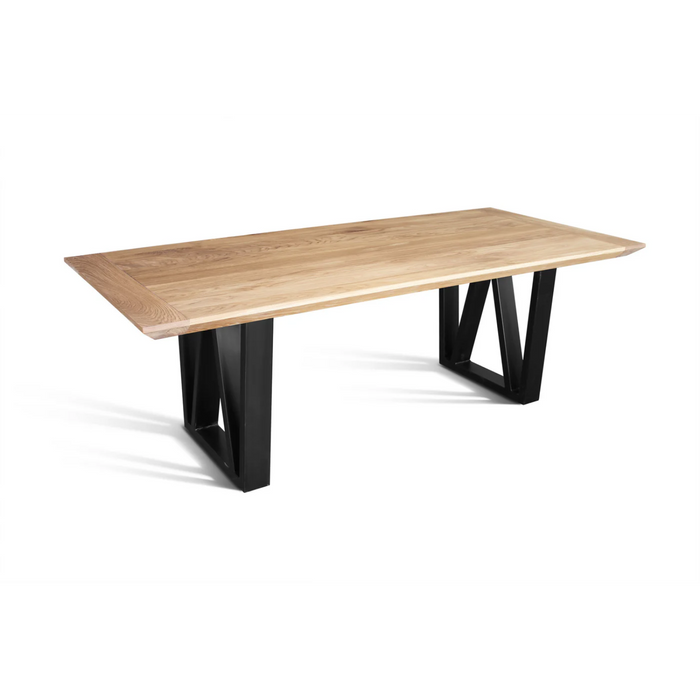 Maxima House Solid Wood Dining Table Prizma - Bed & Sofa Hub