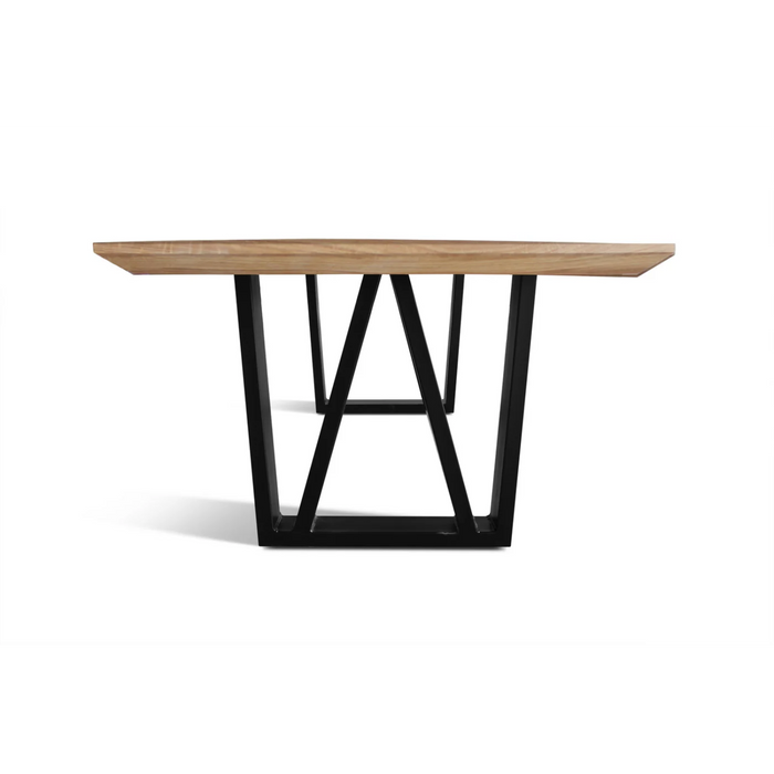 Maxima House Solid Wood Dining Table Prizma - Bed & Sofa Hub