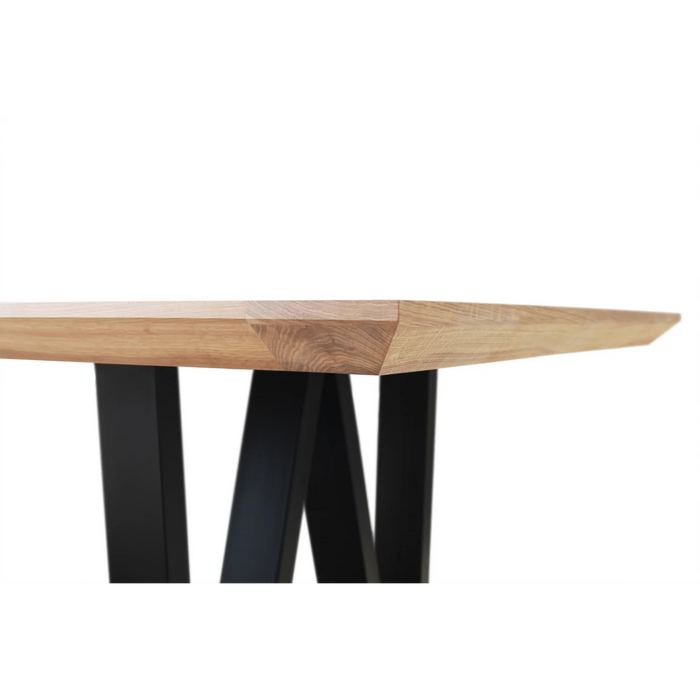 Maxima House Solid Wood Dining Table Prizma - Bed & Sofa Hub