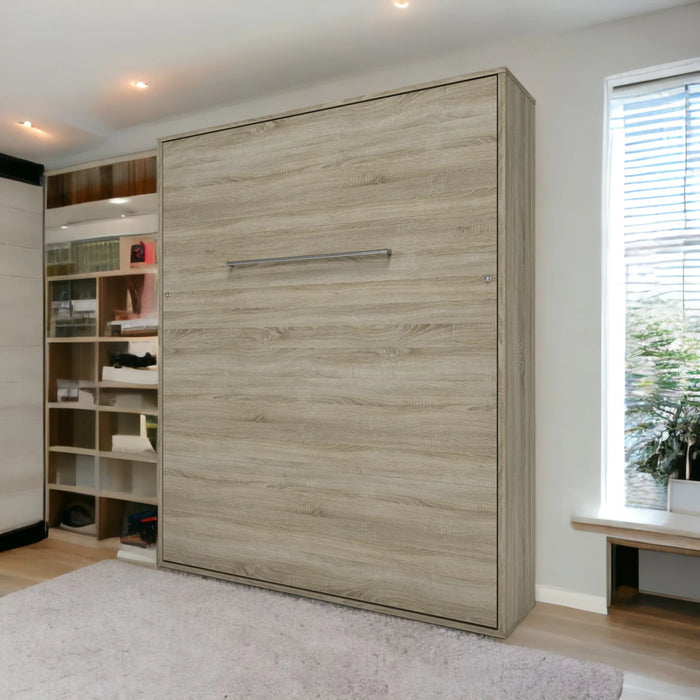 Maxima House Vertical European Queen Size Murphy Bed Invento, Led Included - Bed & Sofa Hub