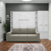 Maxima House Vertical Queen Size Murphy Bed Invento with Sofa, Two Cabinets and Wardrobe - Bed & Sofa Hub