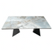 Maxima House Extendable Dining Table ALBERTO with ceramic top - Bed & Sofa Hub
