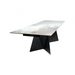 Maxima House Extendable Dining Table ALBERTO with ceramic top - Bed & Sofa Hub