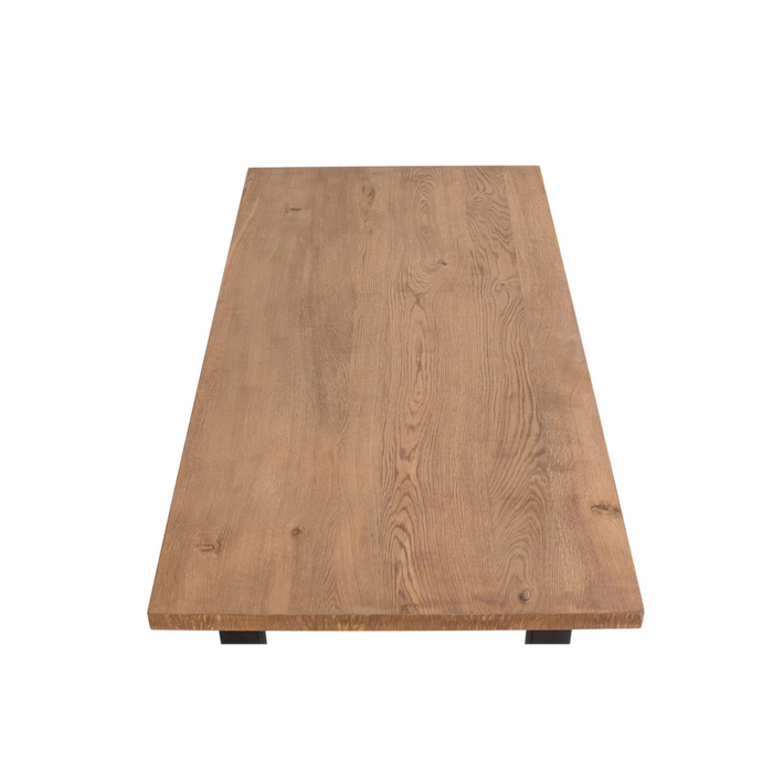 Maxima House Castle Line U 180 Oak Wood Dining Table - Bed & Sofa Hub