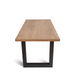 Maxima House Castle Line U 180 Oak Wood Dining Table - Bed & Sofa Hub