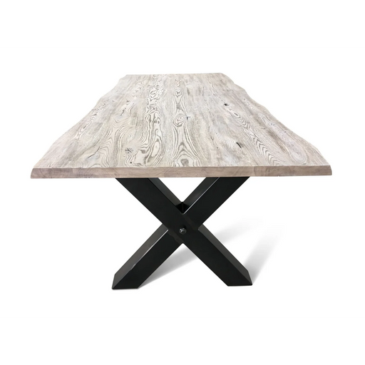 Maxima House Baum-Lx Oak Wood Dining Table - Bed & Sofa Hub