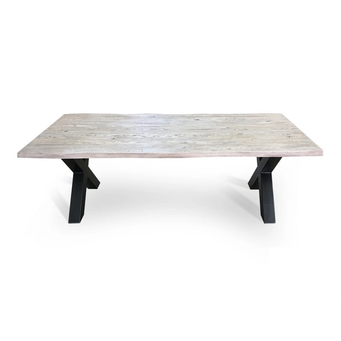 Maxima House Baum-Lx Oak Wood Dining Table - Bed & Sofa Hub