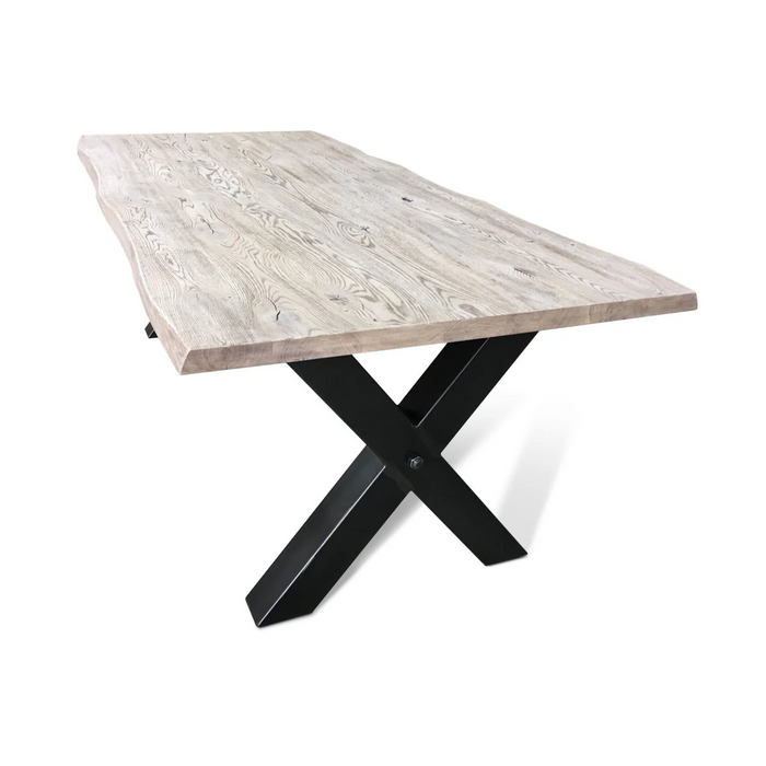 Maxima House Baum-Lx Oak Wood Dining Table - Bed & Sofa Hub