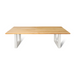Maxima House Baum Oak Wood Dining Table - Bed & Sofa Hub