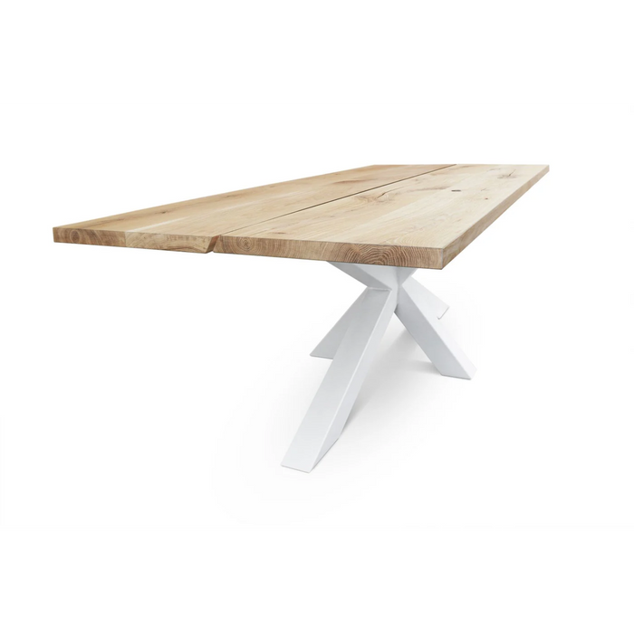 Maxima House Edder-Cl Oak Wood Dining Table - Bed & Sofa Hub