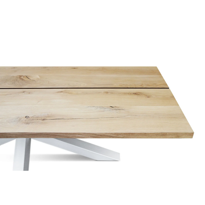 Maxima House Edder-Cl Oak Wood Dining Table - Bed & Sofa Hub