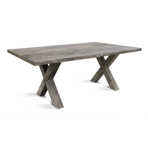 Maxima House Castle-X Oak Wood Dining Table - Bed & Sofa Hub