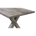 Maxima House Castle-X Oak Wood Dining Table - Bed & Sofa Hub