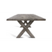 Maxima House Castle-X Oak Wood Dining Table - Bed & Sofa Hub