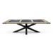 Maxima House Edder-Crue Oak Wood Dining Table - Bed & Sofa Hub