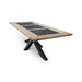 Maxima House Edder-Crue Oak Wood Dining Table - Bed & Sofa Hub