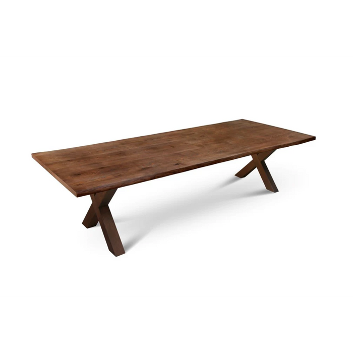 Maxima House Solid Oak Wood Dining Table Castle-X - Bed & Sofa Hub