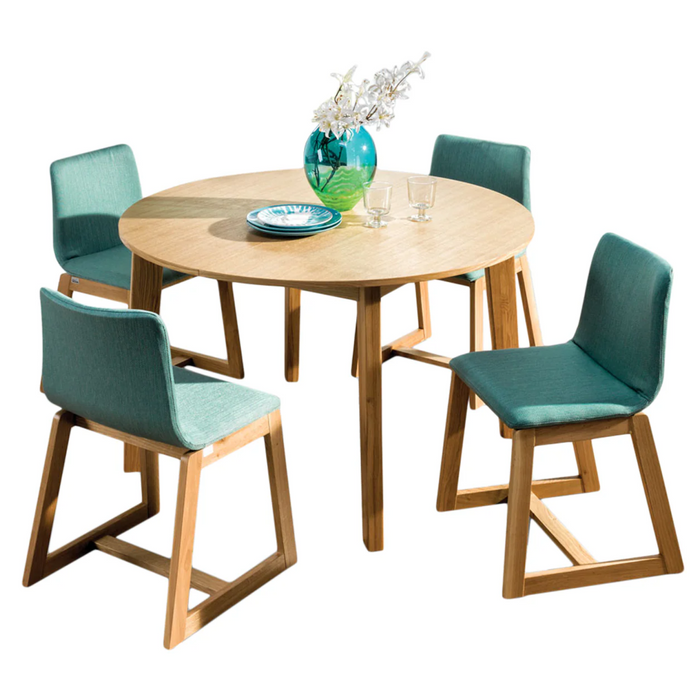Maxima House 5 Pcs. Wooden Dining Set Scandi - Bed & Sofa Hub
