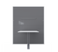 Maxima House Murphy bed with Desk European FULL XL with mattress Invento IN-01WTAB - Bed & Sofa Hub