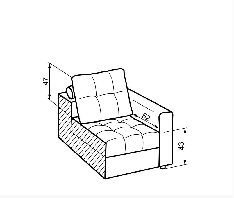 Maxima House Sectional Sleeper Sofa MENA with storage DOL027 - Bed & Sofa Hub