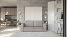 Maxima House Murphy bed European Full XL Vertical with Sofa Invento IN001OW-B - Bed & Sofa Hub