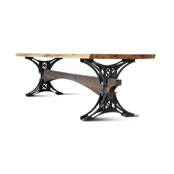 Maxima House Solid OAK wood dining Table - Bed & Sofa Hub