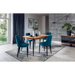 Maxima House Ula Extendable Oak Wood Dining Table - Bed & Sofa Hub