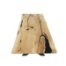 Maxima House Solid Wood Dining Table with Metal Legs Urban-Bl - Bed & Sofa Hub