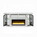 ACME Noralie Tv Stand W/Fireplace & Led - Bed & Sofa Hub
