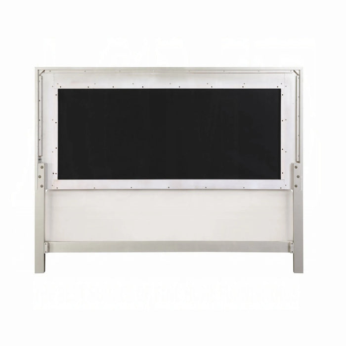 ACME Sliverfluff EK Bed W/Led & Storage - Bed & Sofa Hub