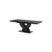 Maxima House Modern Glossy Dining Table Bella with 2 Self-Starting Leaves - Bed & Sofa Hub