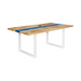 Maxima House Banur-Glu Solid Wood Dining Table - Bed & Sofa Hub