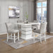 ACME Elizaveta Counter Height Table W/Pedestal Base - Bed & Sofa Hub