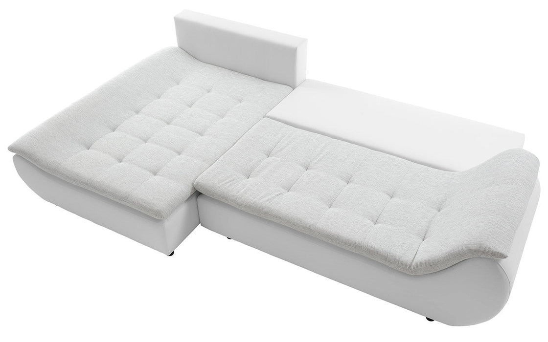 Maxima House Sectional Sleeper Sofa INGRID with storage MIR006 - Bed & Sofa Hub