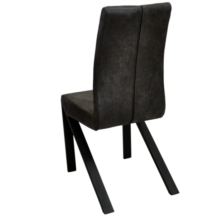 Maxima House Irvin Leather Chair, Set of 2 - Bed & Sofa Hub