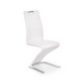 Maxima House Dining Set Iva 7 Pcs. Modern White Glossy Dining Table with 1self-Starting Leaf Plus 6 Chairs - Bed & Sofa Hub