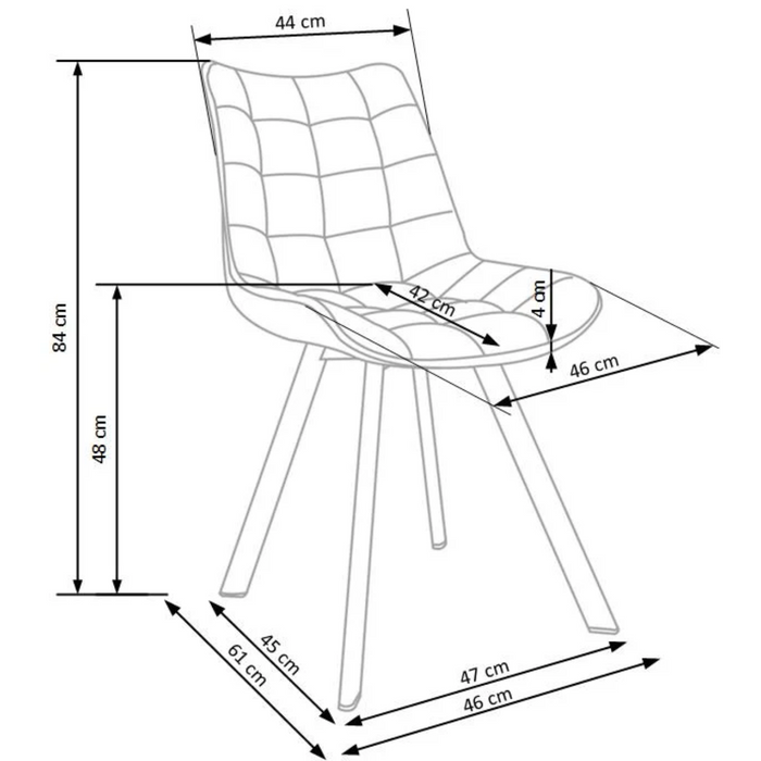 Maxima House Xenna Dining Set - Bed & Sofa Hub