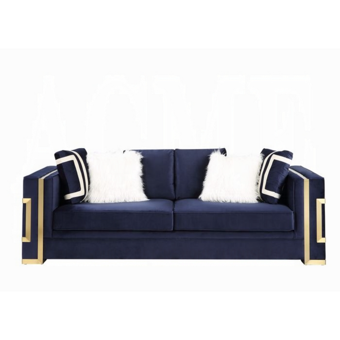 ACME Virrux Sofa W/6 Pillows - Bed & Sofa Hub