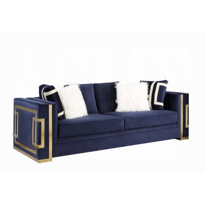 ACME Virrux Sofa W/6 Pillows - Bed & Sofa Hub
