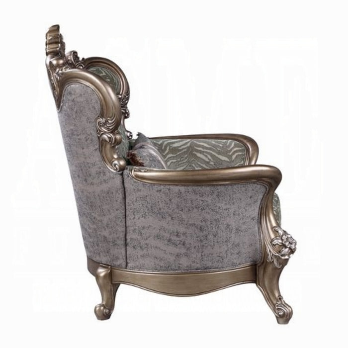 ACME Elozzol Chair W/Pillow - Bed & Sofa Hub