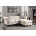 ACME Waldina Reversible Sectional Sofa - Bed & Sofa Hub
