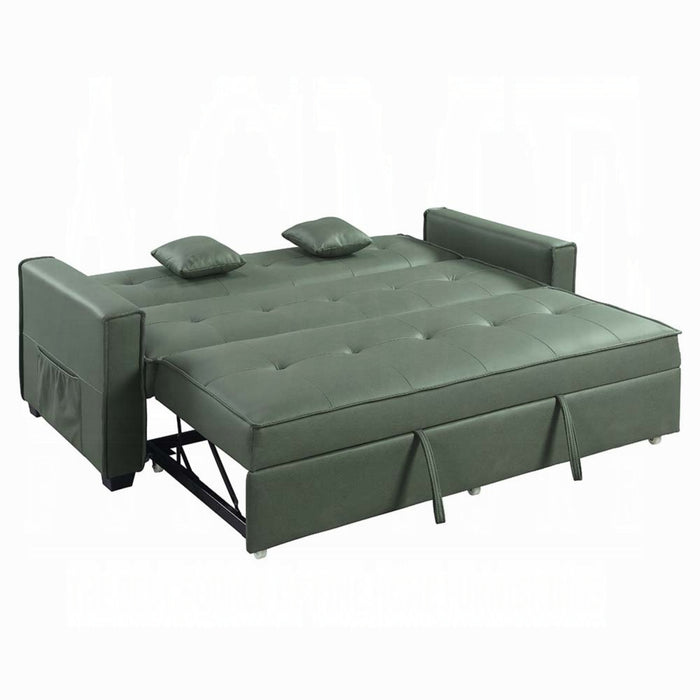 ACME Octavio Adjustable Sofa W/2 Pillows - Bed & Sofa Hub