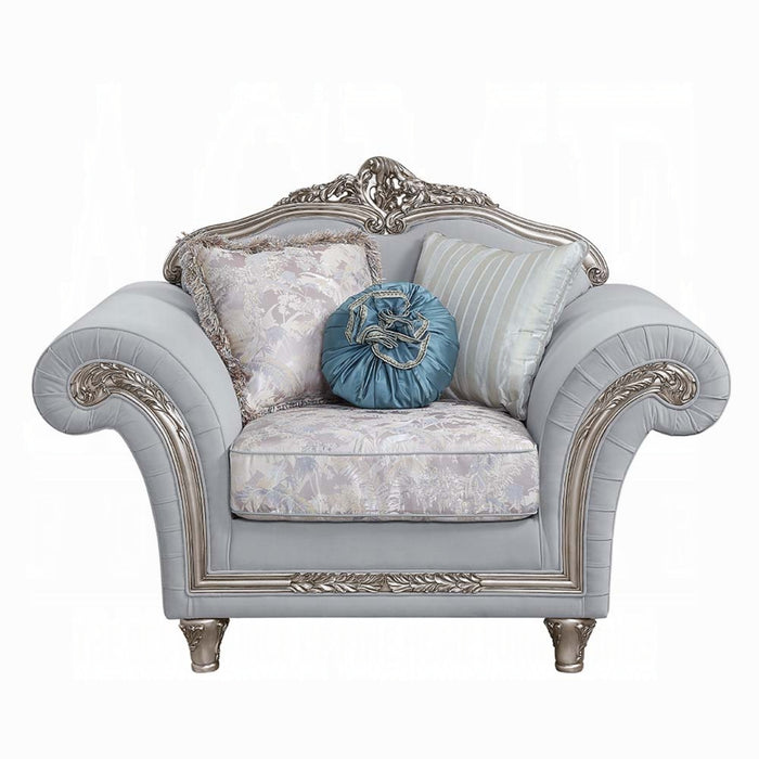 ACME Pelumi Chair W/3 Pillows - Bed & Sofa Hub