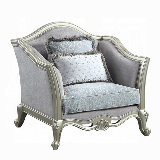 ACME Qunsia Chair W/2 Pillows - Bed & Sofa Hub