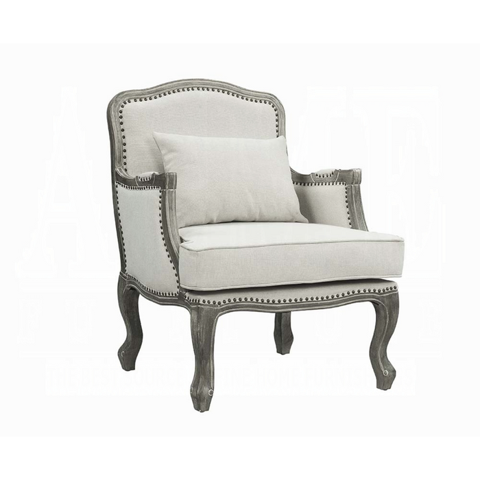 ACME Tania Chair W/Pillow - Bed & Sofa Hub