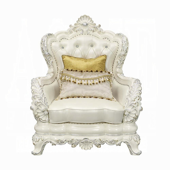ACME Adara Chair W/2 Pillows - Bed & Sofa Hub